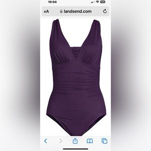 Land’s End Grecian one piece swimsuit